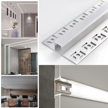 Profil Banda LED Incastrabil Sub Rigips 2M