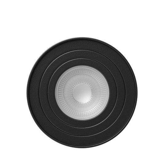 Spot Aplicat Cilindric Negru Dulie Gu10 10CM