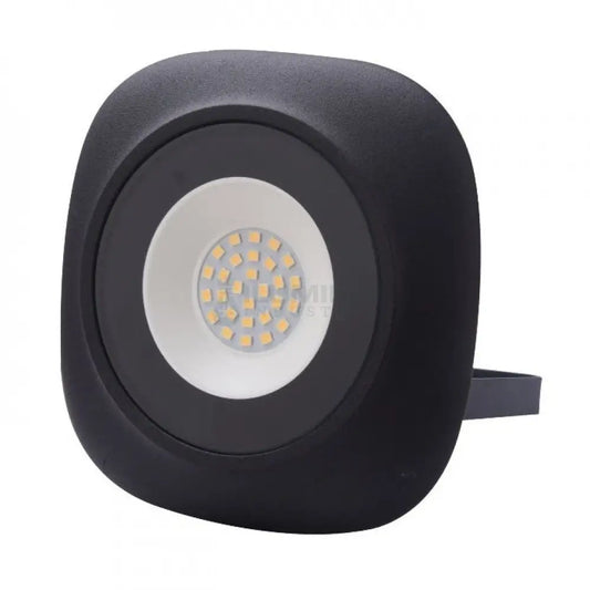Proiector Led 20W Iris Rotund Negru Led Flood Light