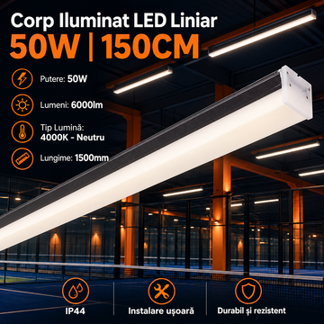 Corp Liniar LED 150CM 50W IP44 PROLINE 6000lm