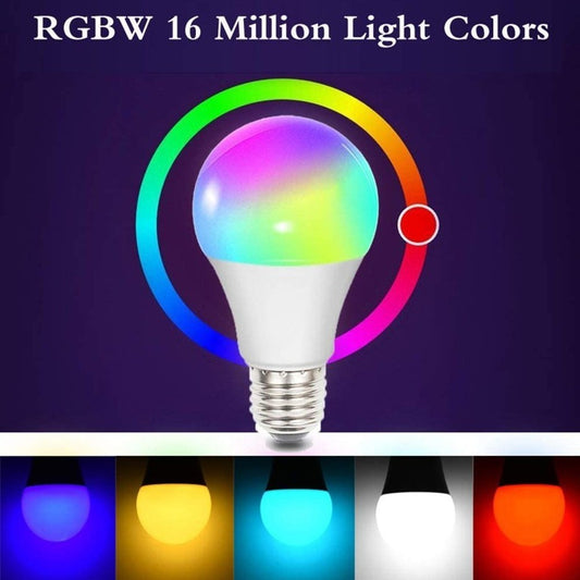 Bec LED E27 10W RGB Telecomanda