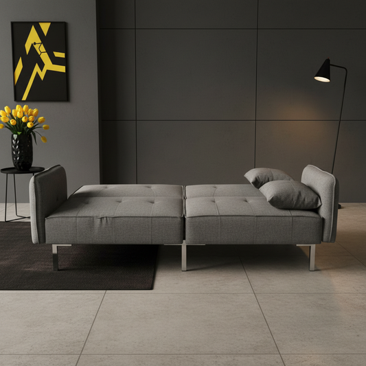 Canapea MANOLO Extensibila 200x110 Gri Inchis