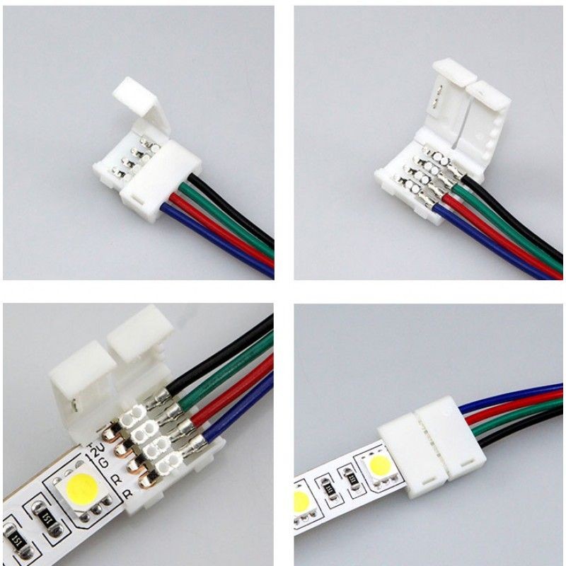 Conector Alimentare 4 Fire Rgb 12V Lighting