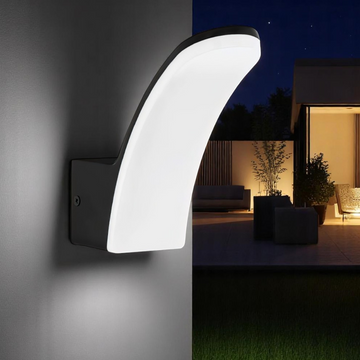 Aplica LED 11W EGLO FIUMICINO 98148 Exterior NEAGRA / ALB CALD / APLICA PERETE Wall Light Fixtures