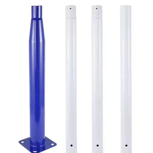 Stalp Metalic Alb/Albastru Modular 4m STALP ORNAMENTAL / Alb/Albastru ornamental pole