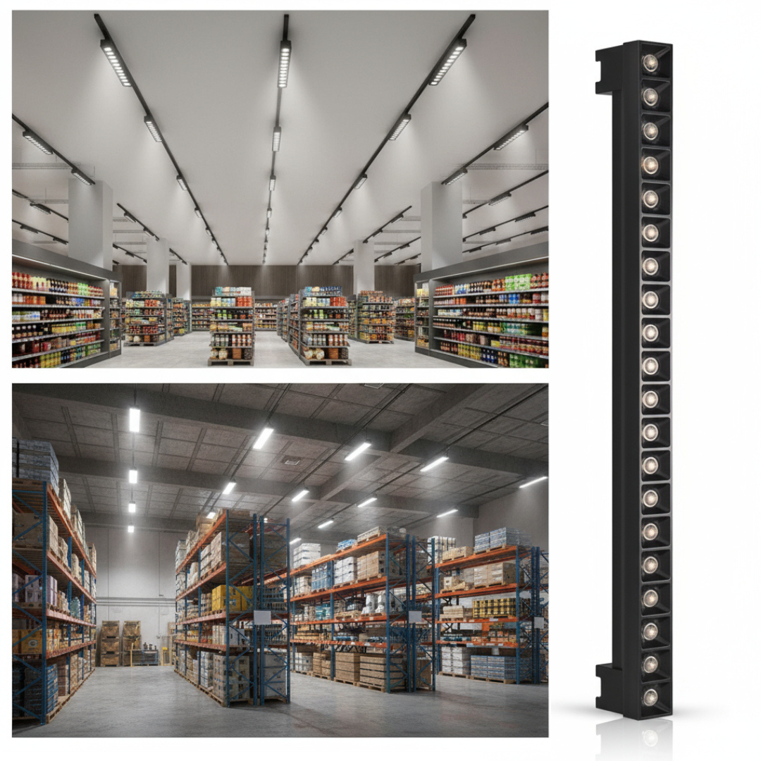 Spot Pentru Sina Magnetica Clasica ALIS 220v Black