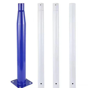 Stalp Metalic Alb/Albastru Modular 3m STALP ORNAMENTAL / Alb/Albastru ornamental pole