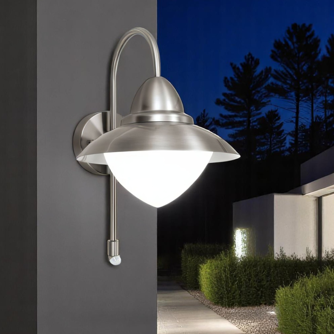Aplica Inox SIDNEY E27 IP44 87105 APLICA PERETE / ARGINTIE Lighting Fixtures