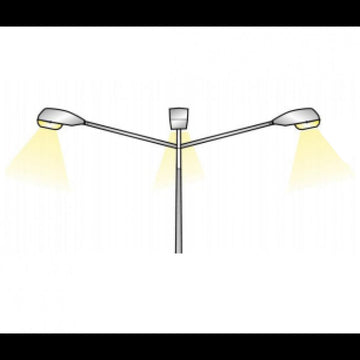 Brat Cvadruplu Pentru Corp Stradal 4X50Cm Street Light Pole