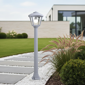 Stalp Ornamental KRYSO Finisaj Gri 95CM Fumagalli