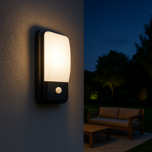 Aplica LED Exterior 20W cu Senzor BG38-00402 APLICA PERETE / NEAGRA Lighting Fixtures