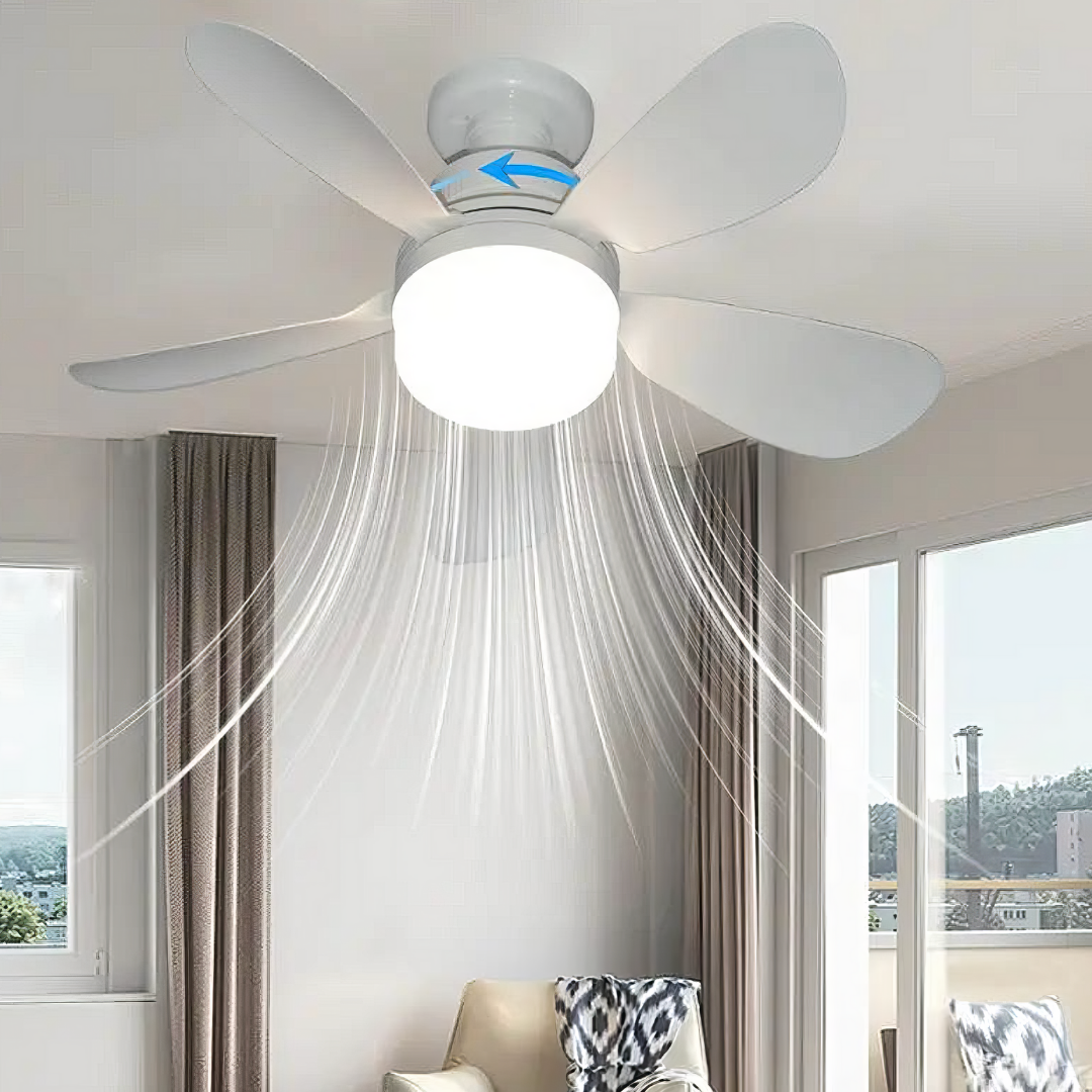 Ventilator Cu BEC LED + telecomanda💫 ALBA / VENTILATOR Lighting Fixtures