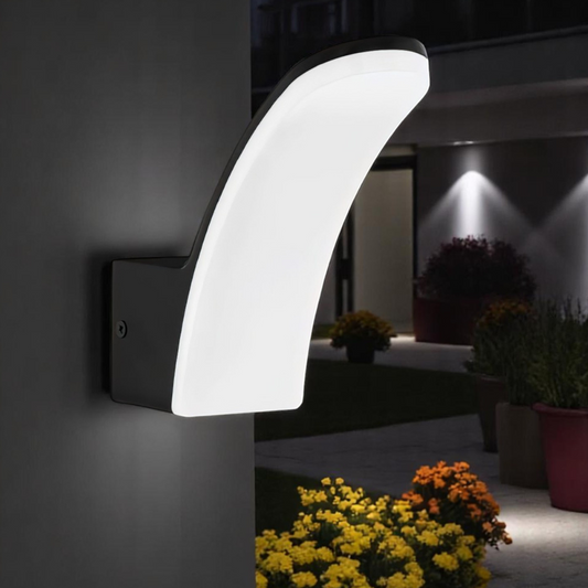 Aplica LED 11W EGLO FIUMICINO 98148 Exterior NEAGRA / ALB CALD / APLICA PERETE Wall Light Fixtures