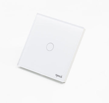 Întrerupător Simplu Wireless Cu Touch Din Sticlă