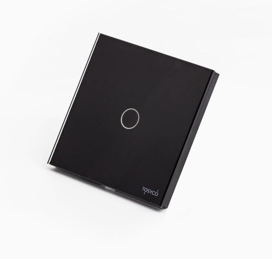 Intrerupator dimabil simplu wireless cu touch din sticla