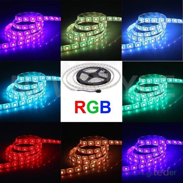 Banda Led 5050 Rgb 120 Smd-Ml Exterior - Rola 5 Metri Strips
