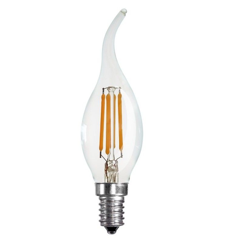 Bec Led E14 4W Filament Flacara Bulb