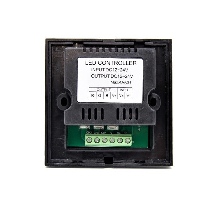 Controller Rgb 12V 12A Perete Touch Negru Lighting