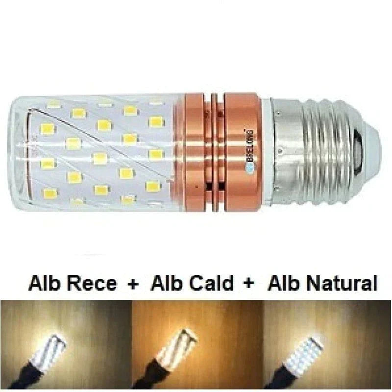 Bec Led E27 16W Corn / 3 Functii Lumina Echivalent 120W Bulb