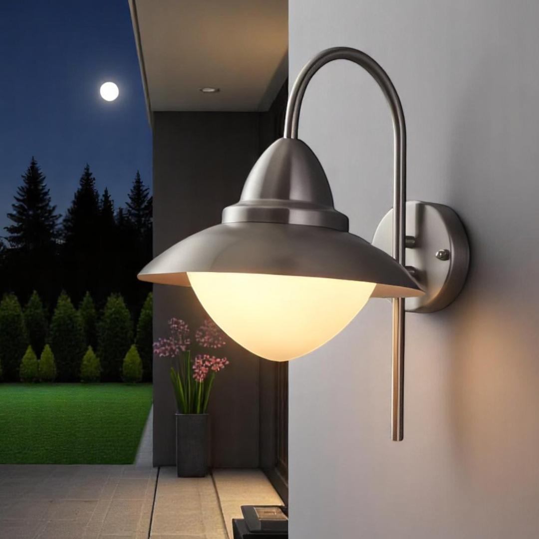 Aplica Inox SIDNEY E27 IP44 83966 APLICA PERETE / ARGINTIE Lighting Fixtures