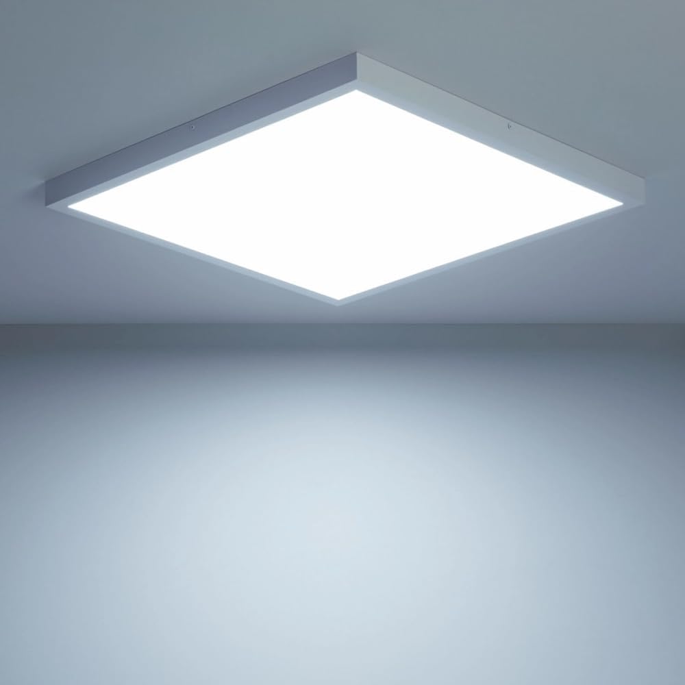 Panou LED 40W 60x60cm Alb Aplicat 3 Lumini Echivalent 400W PANOU LED APLICAT / 40W / 3 FUNCTII LED PANEL