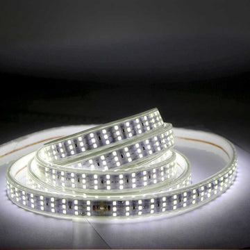 Kit Complet Banda Led 2835 3 Randuri 220V - 22W/Ml Strips