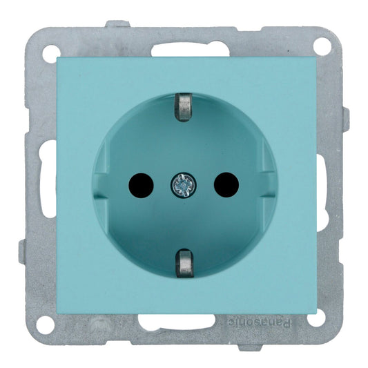 Mecanism Priza Schuko Turcoaz Monobloc Panasonic Karre Plus 55