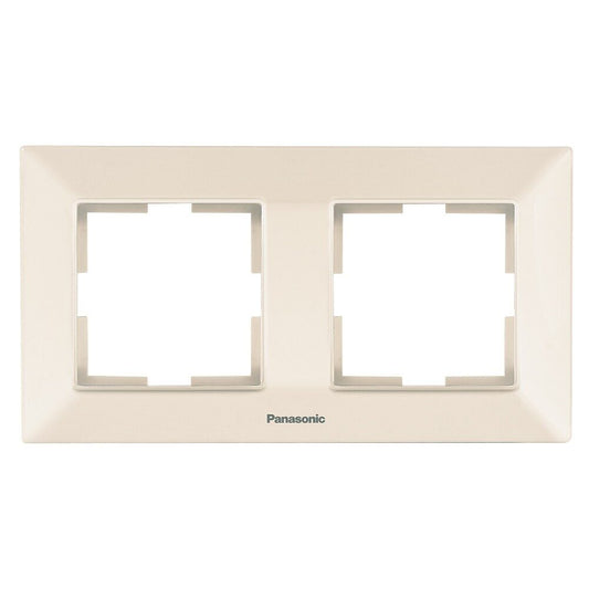 Rama Ornamentala 2 Mecanisme Bej Monobloc Panasonic Arkedia