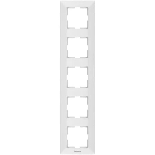 Rama Ornamentala Verticala 5 Mecanisme Alba Monobloc Panasonic Arkedia