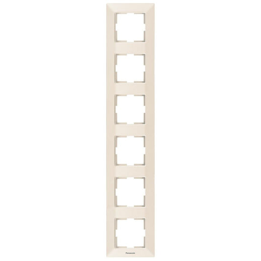 Rama Ornamentala Verticala 6 Mecanisme Bej Monobloc Panasonic Arkedia