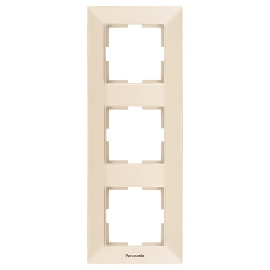Rama Ornamentala Verticala 3 Mecanisme Bej Monobloc Panasonic Arkedia Slim