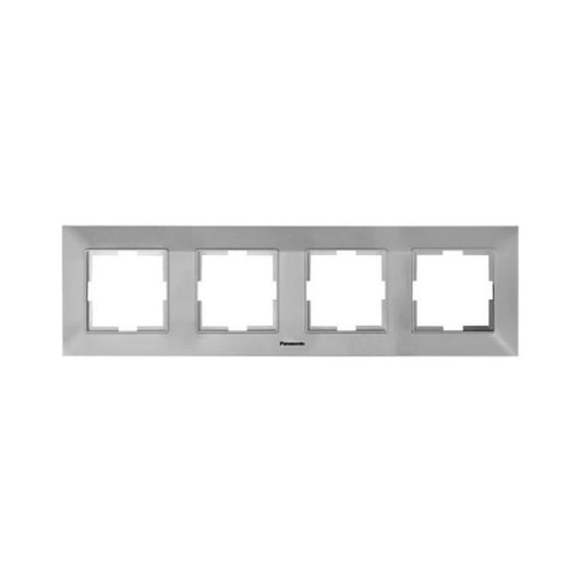 Rama Ornamentala 4 Mecanisme Argintie Monobloc Panasonic Arkedia Slim