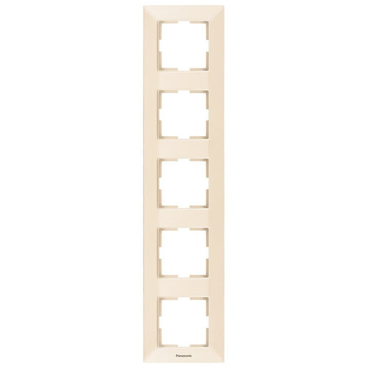 Rama Ornamentala Verticala 5 Mecanisme Bej Monobloc Panasonic Arkedia Slim
