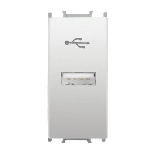 Priza Alba 1M USB TIP A Modulara Panasonic Thea Optima
