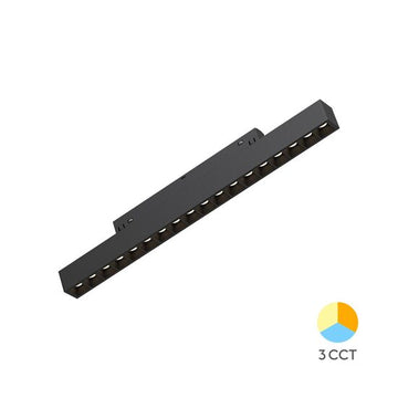 Corp LED Liniar 18W Negru Pentru Sina Magnetica CCT
