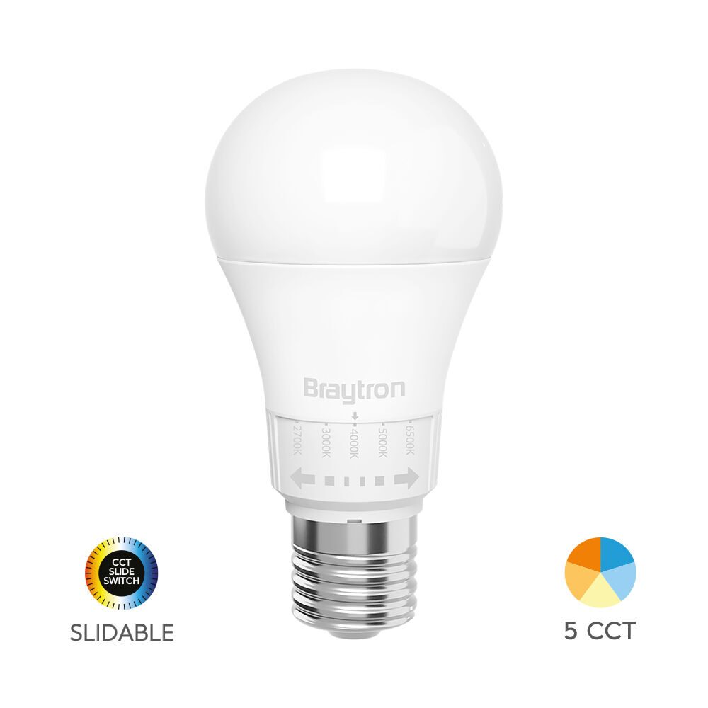 Bec LED E27 8,5W A60 Glob Mat LED BULB