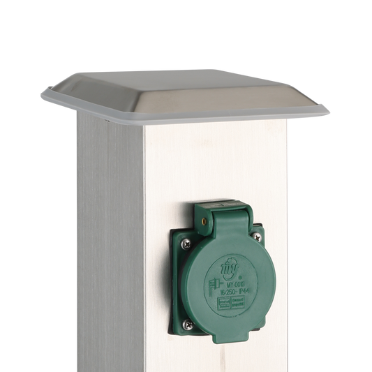 Stalpisor Decorativ cu 2 Prize de Exterior Eglo GARDEN POLE