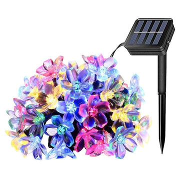 Instalatie Led Flowers Liniara Solara 50 Led-Uri 6.5M