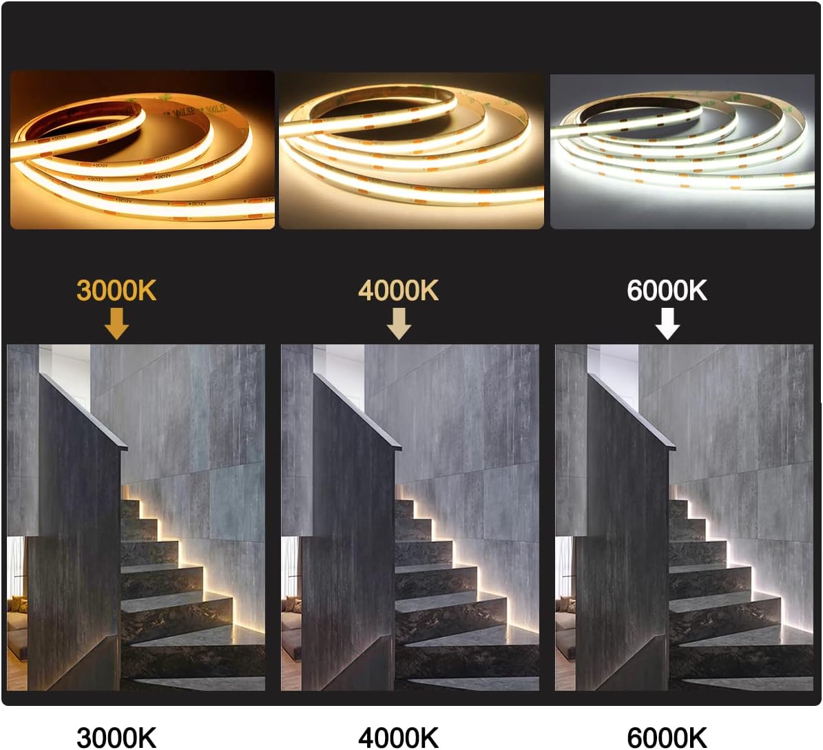 Banda LED 24V COB 10 metri LED Strips