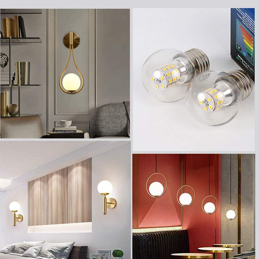 Bec LED E27 G45 9W SMD Transparent LED BULB
