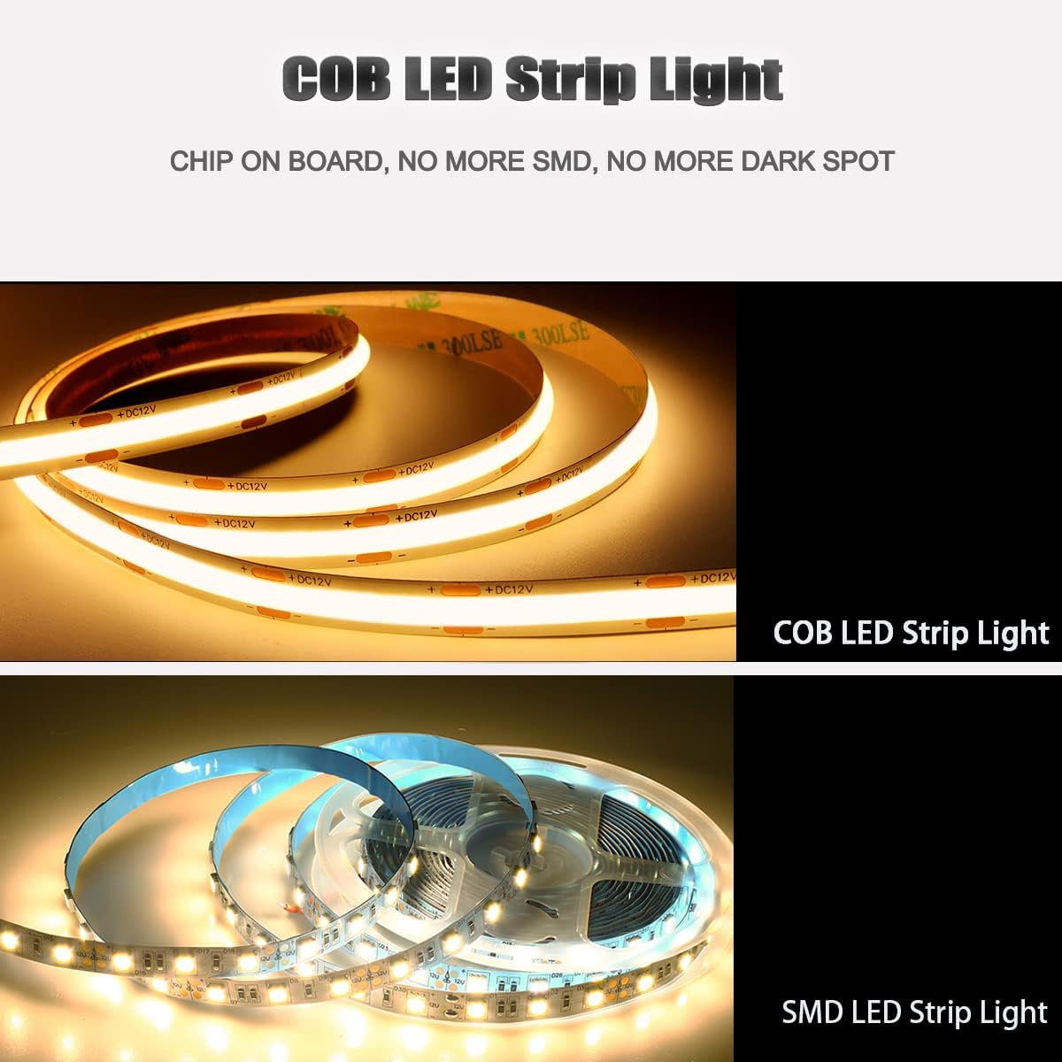 Banda LED 24V COB 10 metri LED Strips