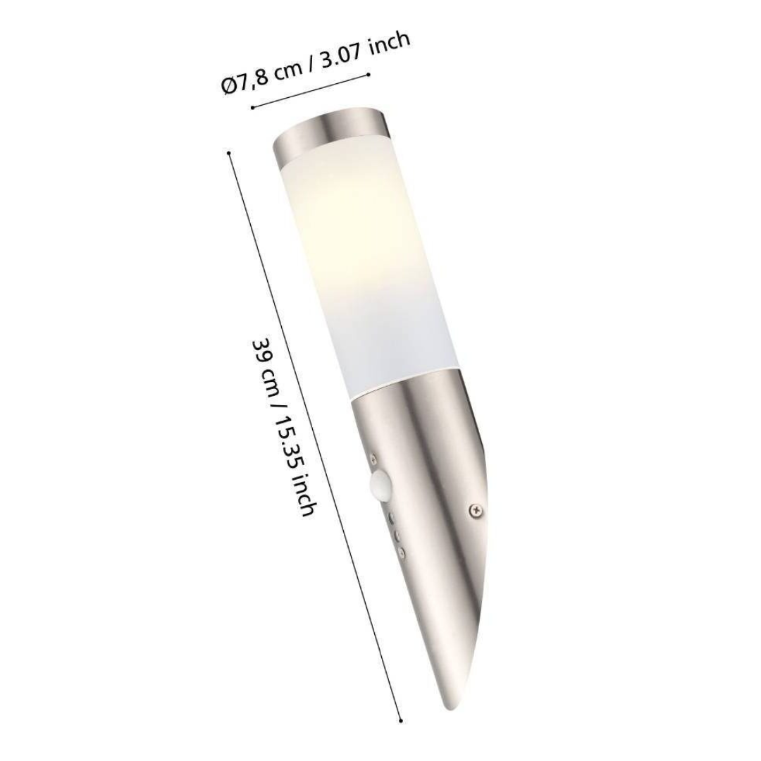Aplica Inox HELSINKI E27 IP44 83278 APLICA PERETE / ARGINTIE Lighting Fixtures