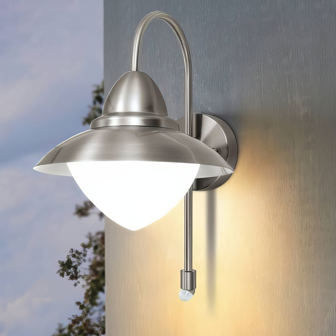 Aplica Inox SIDNEY E27 IP44 87105 APLICA PERETE / ARGINTIE Lighting Fixtures