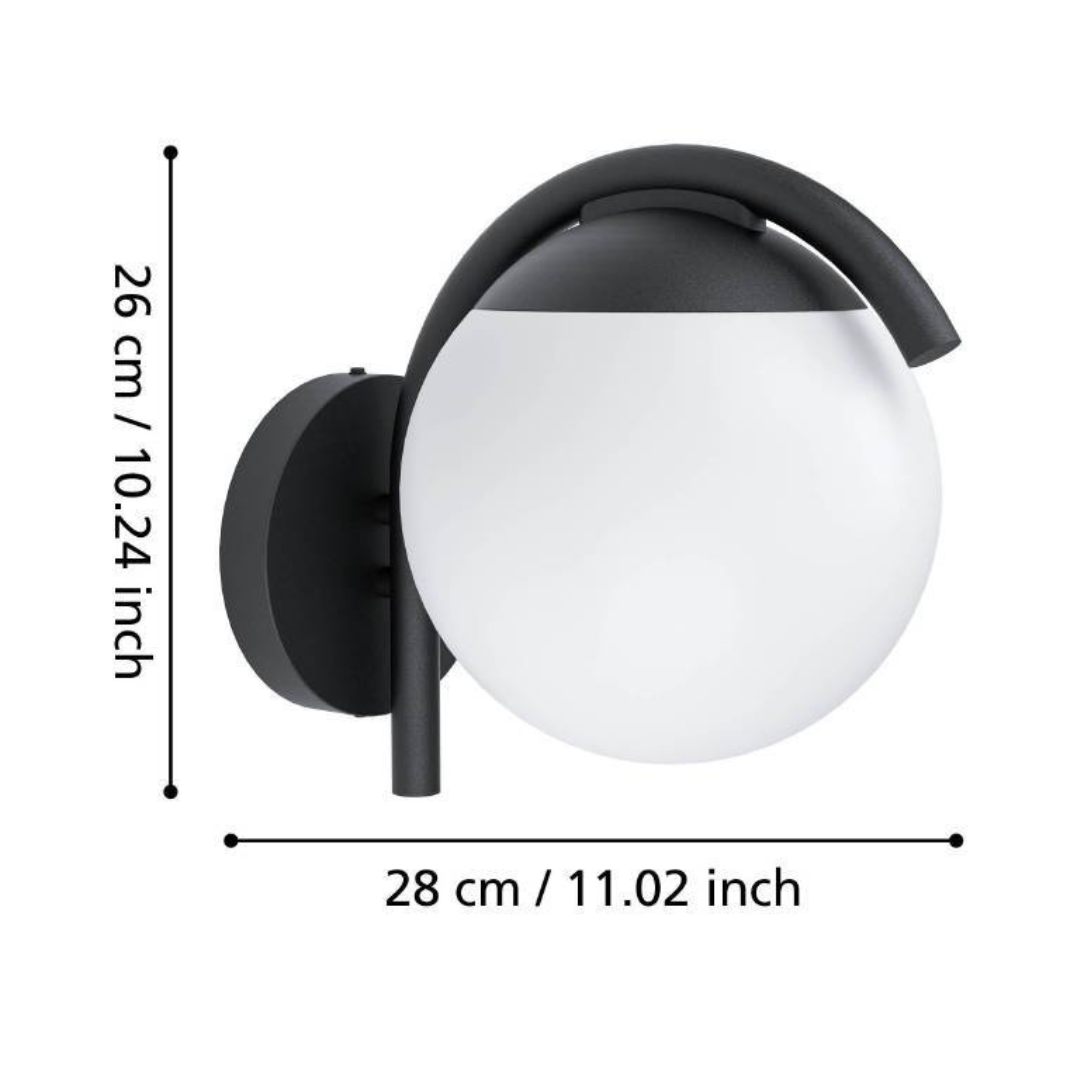 Aplica Exterior 1xE27 IP44 98731 APLICA PERETE / NEAGRA Lighting Fixtures