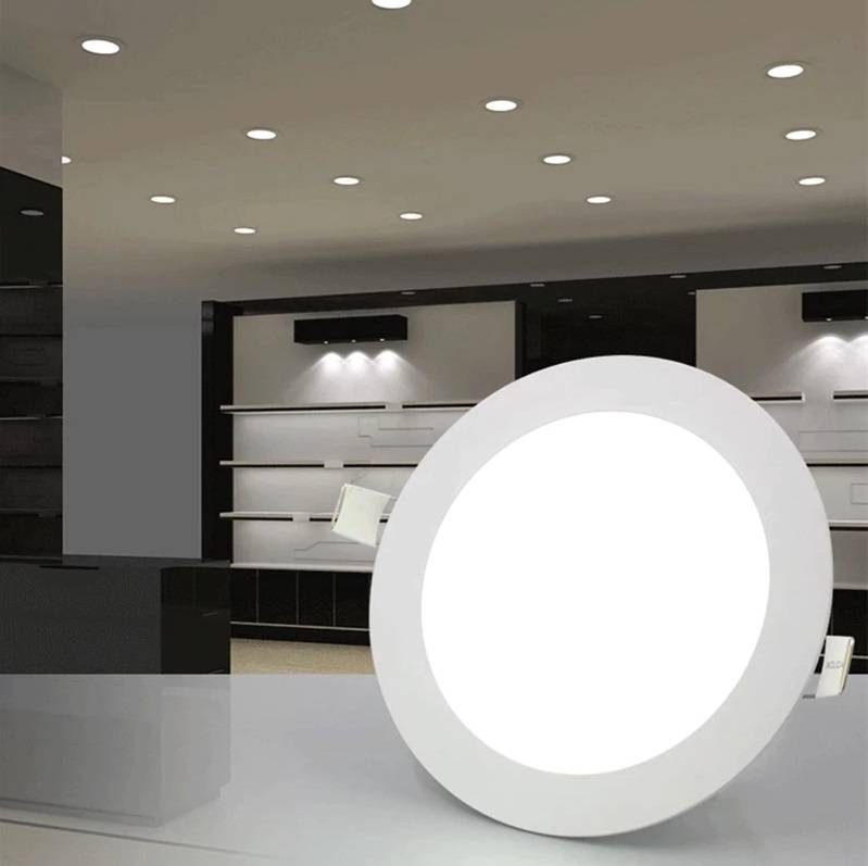 Spot Led 3W Slim Rotund Alb / ⌀83Mm Incastrabil Led Spot Light