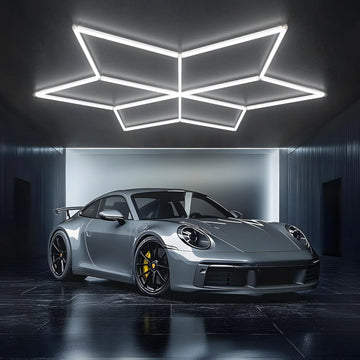 Plafoniera LED Forma Stea RFAN Lumina Rece 162x140CM Echivalent 1000W