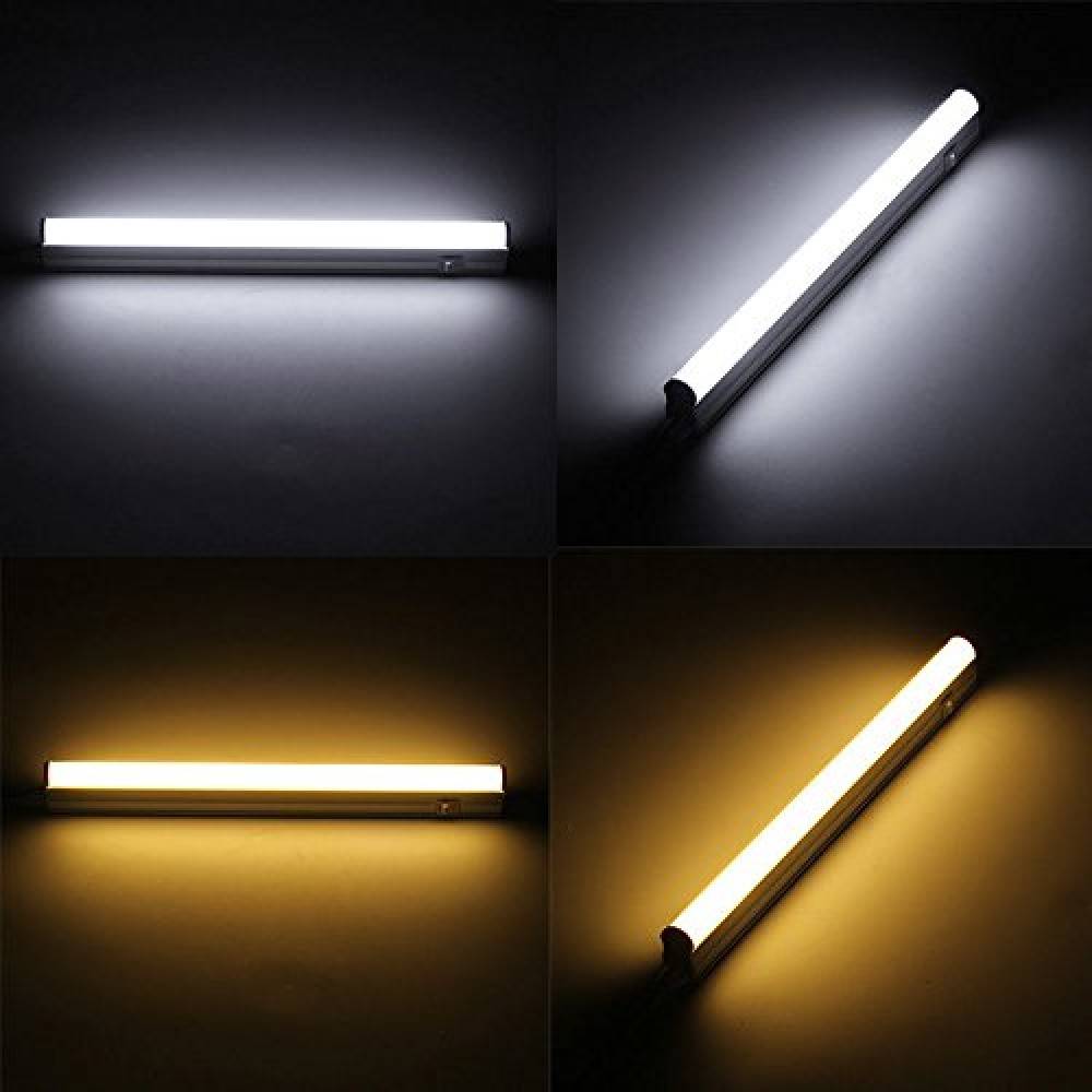 Tub Led T5 Mat Cu Suport Inclus Si Intrerupator 30Cm 4W Liniar Light