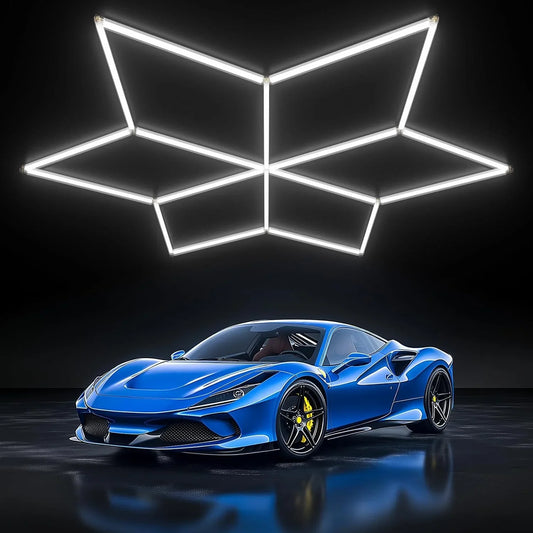 Plafoniera LED Forma Stea RFAN Lumina Rece 162x140CM Echivalent 1000W