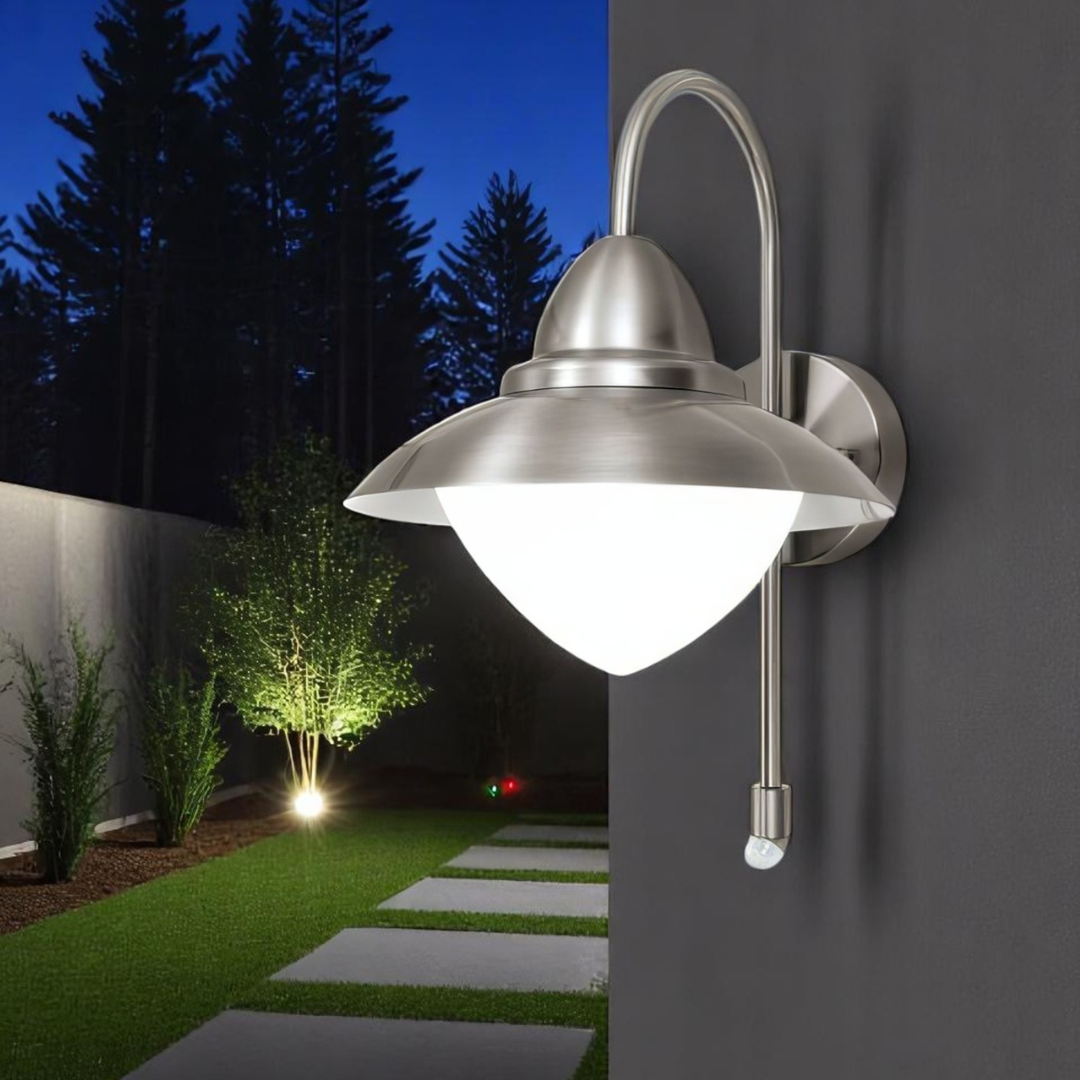 Aplica Inox SIDNEY E27 IP44 87105 APLICA PERETE / ARGINTIE Lighting Fixtures