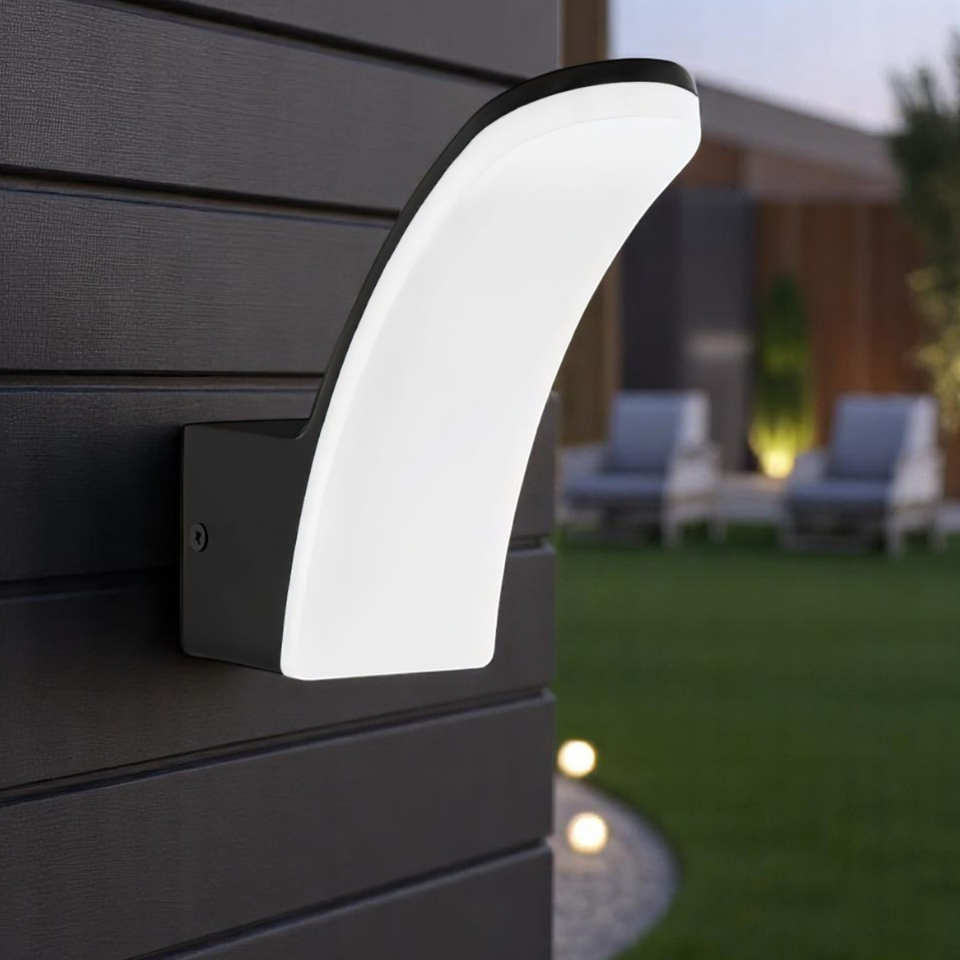 Aplica LED 11W EGLO FIUMICINO 98148 Exterior NEAGRA / ALB CALD / APLICA PERETE Wall Light Fixtures